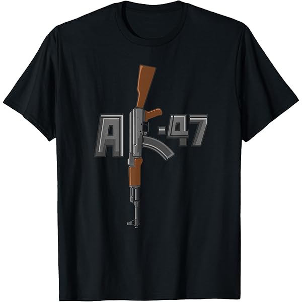 Amazon.com: AK-47 T-Shirt TShirt Shirt AK-47 Blueprint T-Shirt